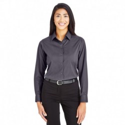 Devon & Jones DG535W CrownLux Performance Ladies Tonal Mini Check Woven Shirt