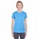 UltraClub 8619L Ladies Cool & Dry Heathered Performance T-Shirt