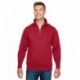 Bayside BA920 Unisex 9.5 oz., 80/20 Quarter-Zip Pullover Sweatshirt