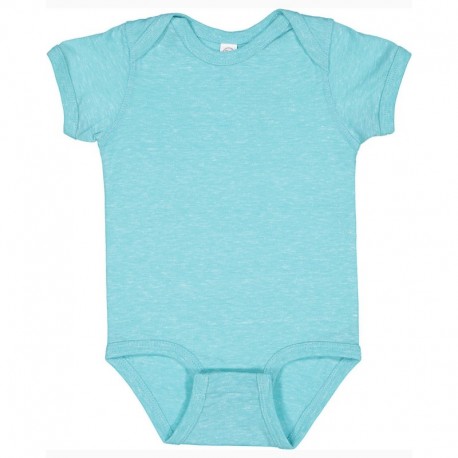 Rabbit Skins 4491 Infant Harborside Melange Jersey Bodysuit