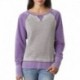 J America JA8927 Ladies Zen Contrast Crew