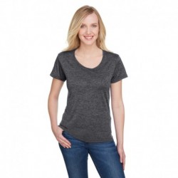 A4 NW3010 Ladies Tonal Space-Dye T-Shirt