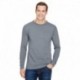 Bayside BA3055 Unisex Union-Made Long-Sleeve Pocket Crew T-Shirt