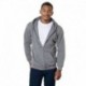 Bayside BA900 Adult 9.5oz., 80% cotton/20% polyester Full-Zip Hooded Sweatshirt