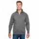 Bayside BA920 Unisex 9.5 oz., 80/20 Quarter-Zip Pullover Sweatshirt