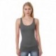 Bayside BA3410 Junior's 4.2 oz., Fine Jersey Tank Top