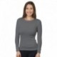 Bayside BA3420 Junior Long-Sleeve Thermal Shirt