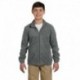 Harriton M990Y Youth 8 oz. Full-Zip Fleece