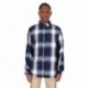 Shaka Wear SHHFS Men's Plaid Flannel Overshirt