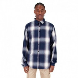 Shaka Wear SHHFS Men's Plaid Flannel Overshirt