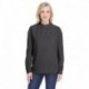 J America JA8428 Ladies Weekend French Terry Mock Neck Crew