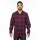 Burnside B8210 Men's Plaid Flannel Shirt