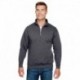 Bayside BA920 Unisex 9.5 oz., 80/20 Quarter-Zip Pullover Sweatshirt