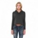 StarTee ST1490 Ladies 4.3 oz., CVC Cropped Hoodie T-Shirt