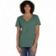 ComfortWash by Hanes GDH125 Ladies V-Neck T-Shirt