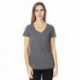 Threadfast Apparel 200RV Ladies Ultimate CVC V-Neck T-Shirt