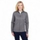 UltraClub UC400W Ladies Navigator Heather Performance Full-Zip