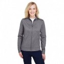 UltraClub UC400W Ladies Navigator Heather Performance Full-Zip