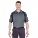 UltraClub 8427 Adult Cool & Dry Sport Performance Colorblock Interlock Polo