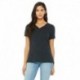 Bella + Canvas 6415 Ladies Relaxed Triblend V-Neck T-Shirt