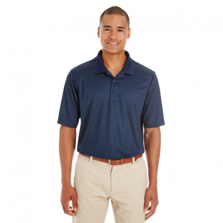 Core365 CE102 Men's Express Microstripe Performance Pique Polo