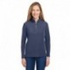 Core365 CE405W Ladies Fusion ChromaSoft Pique Quarter-Zip