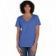 ComfortWash by Hanes GDH125 Ladies V-Neck T-Shirt