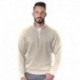 Bayside BA920 Unisex 9.5 oz., 80/20 Quarter-Zip Pullover Sweatshirt