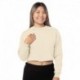 Bayside 7725 Ladies Crop Crewneck