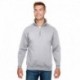 Bayside BA920 Unisex 9.5 oz., 80/20 Quarter-Zip Pullover Sweatshirt