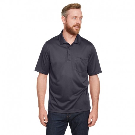 Harriton M348P Men's Advantage Snag Protection Plus IL Pocket Polo