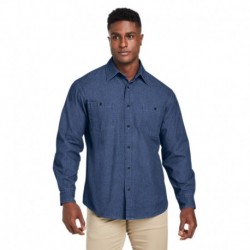 Harriton M540 Men's Denim Shirt-Jacket