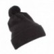 Yupoong 1501P Cuffed Knit Beanie with Pom Pom Hat