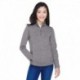 Devon & Jones DG798W Ladies Newbury Melange Fleece Quarter-Zip