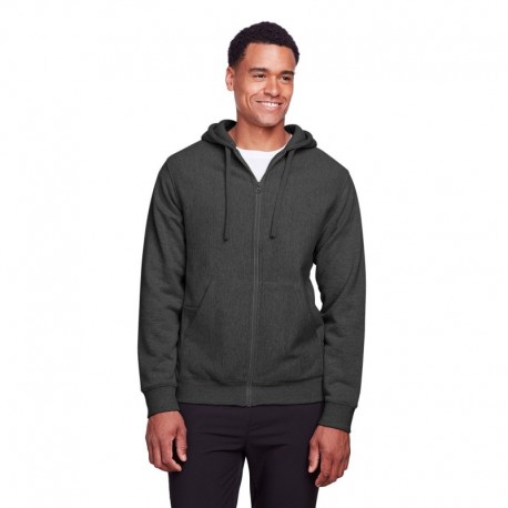 Team 365 TT95 Men's Zone HydroSport Heavyweight Full-Zip Hooded Sweatshirt